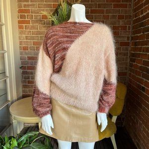 1980s Striped Mohair Sweater